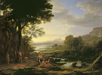 Apollo häutet Marsyas